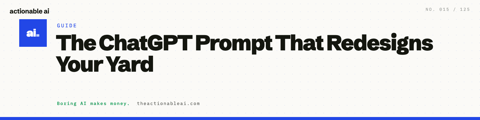 The ChatGPT Prompt That Redesigns Your Yard
