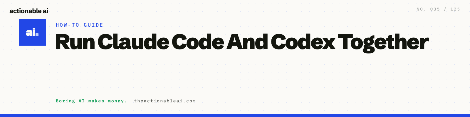 Run Claude Code And Codex Together