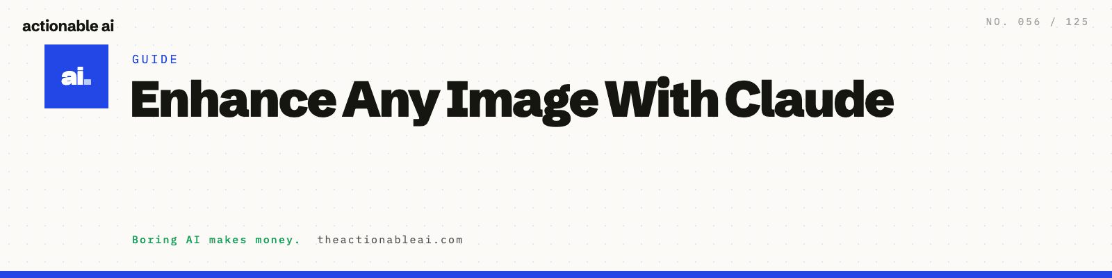 Enhance Any Image With Claude