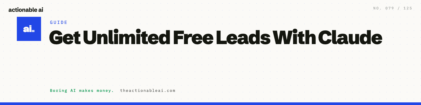 Get Unlimited Free Leads With Claude