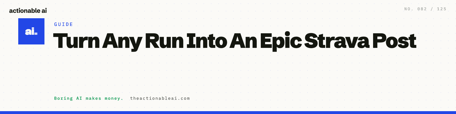 Turn Any Run Into An Epic Strava Post