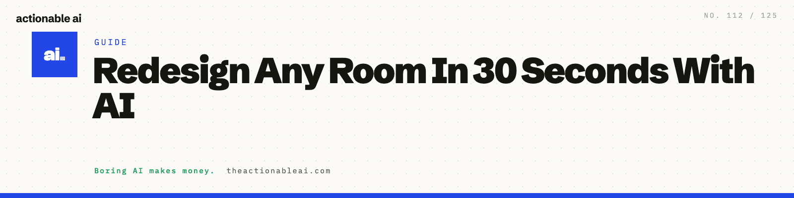 Redesign Any Room In 30 Seconds With AI