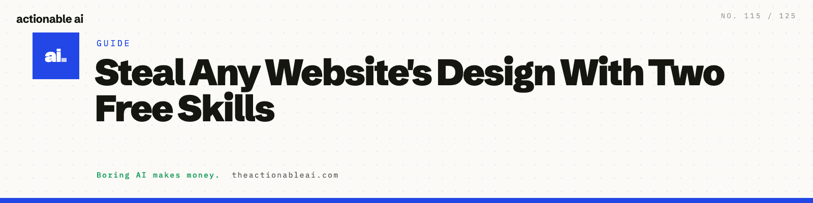 Steal Any Website's Design With Two Free Skills