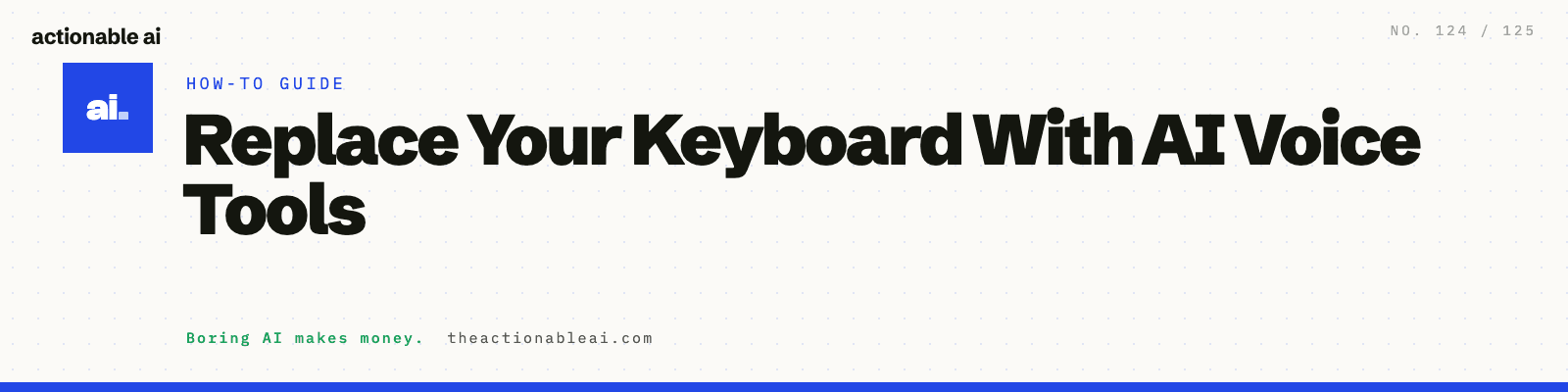 Replace Your Keyboard With AI Voice Tools